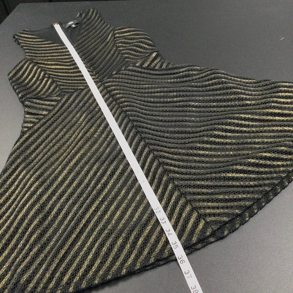 Women's Mossimo Dress Size M Black and Gold - Picture 5 of 11